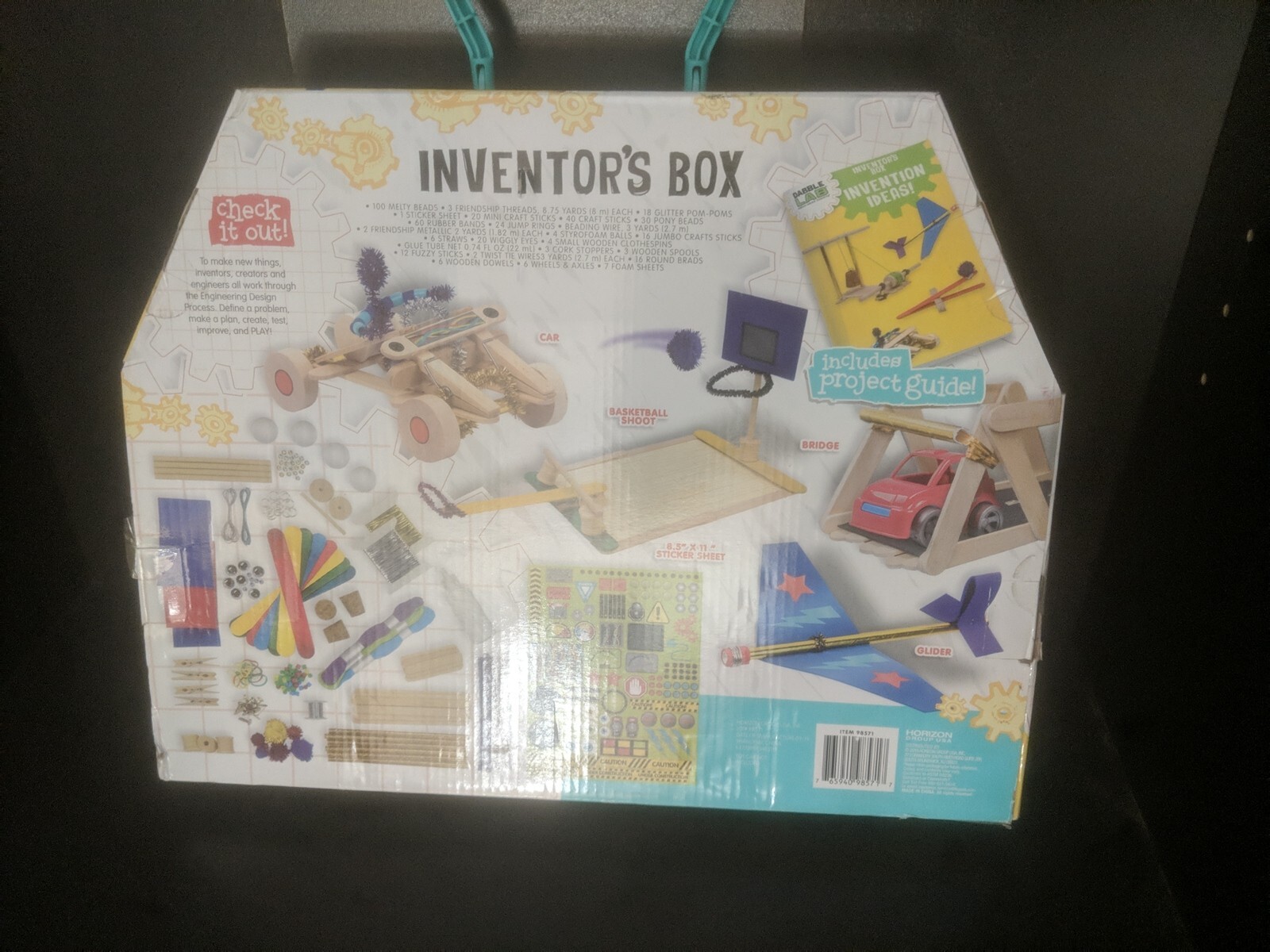 NEW Dabble Lab Kids Inventor’s Box – Fun, Educational Crafts Ages 8+, 250 pieces