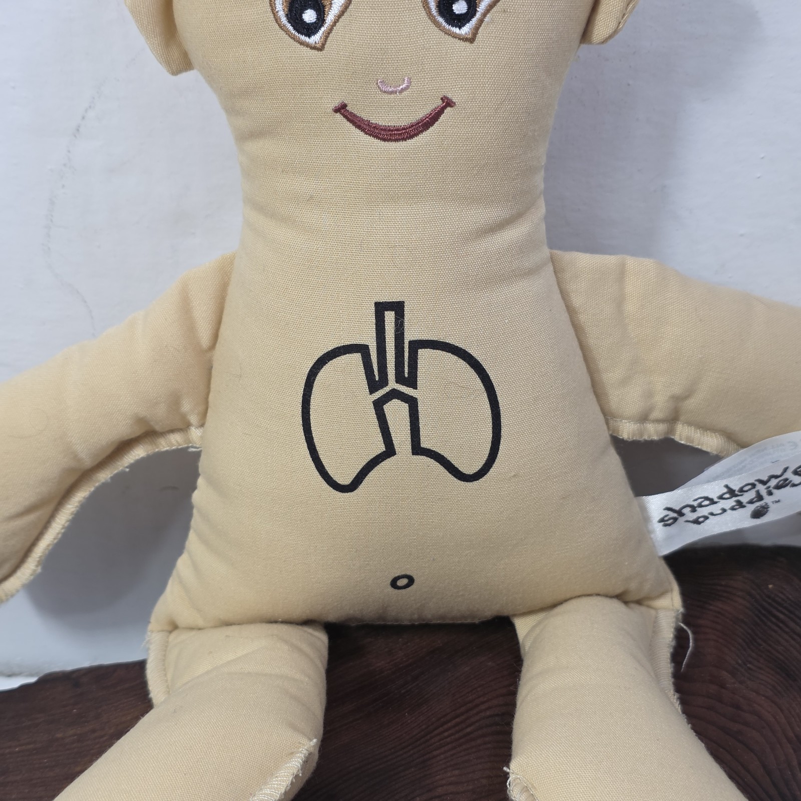 Shadow Buddies Lungs Anatomy Plush Doll Educational Respiratory System Toy