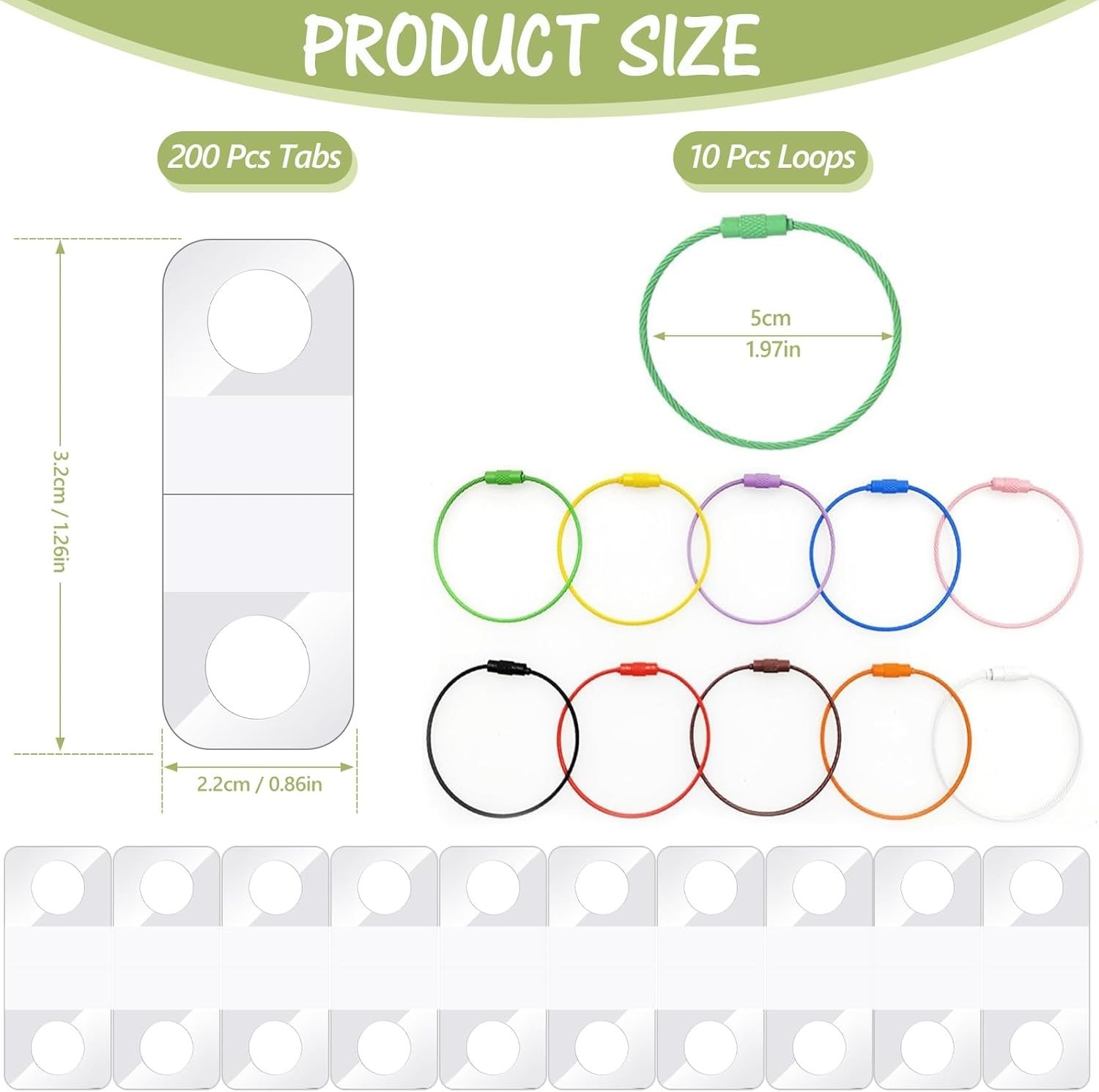 Creative Yoto Card Organizer Set: 200 Adhesive Tabs & 10 Color Rings for Kids