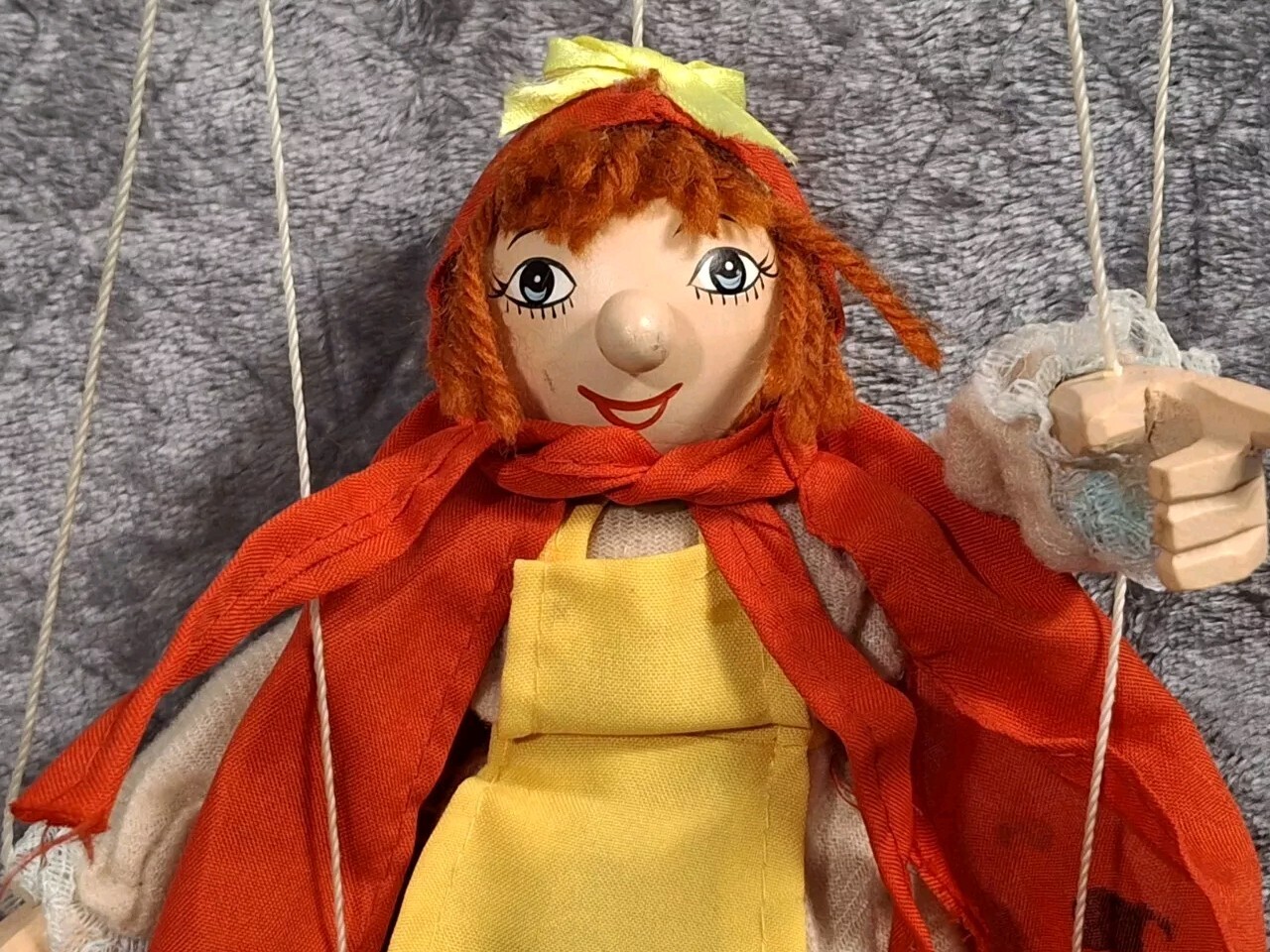Fairyland International Marionette Little Red Riding Hood String Puppet Fairytal