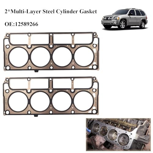 CS9284 Head Gasket Set with Cylinder Head Bolts Kit Compatible with 2002-2011