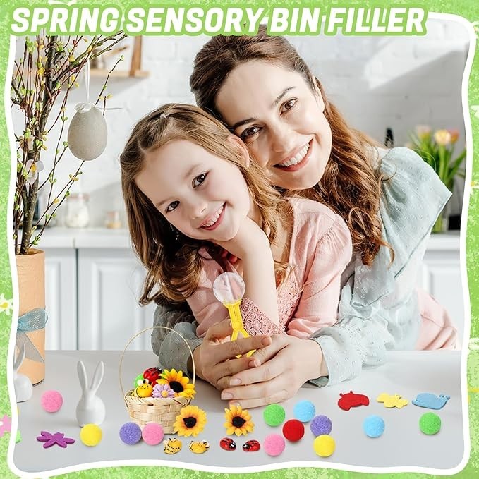368Pcs Spring Sensory Bin Filler Fine Motor 7 Cognitive learning toys