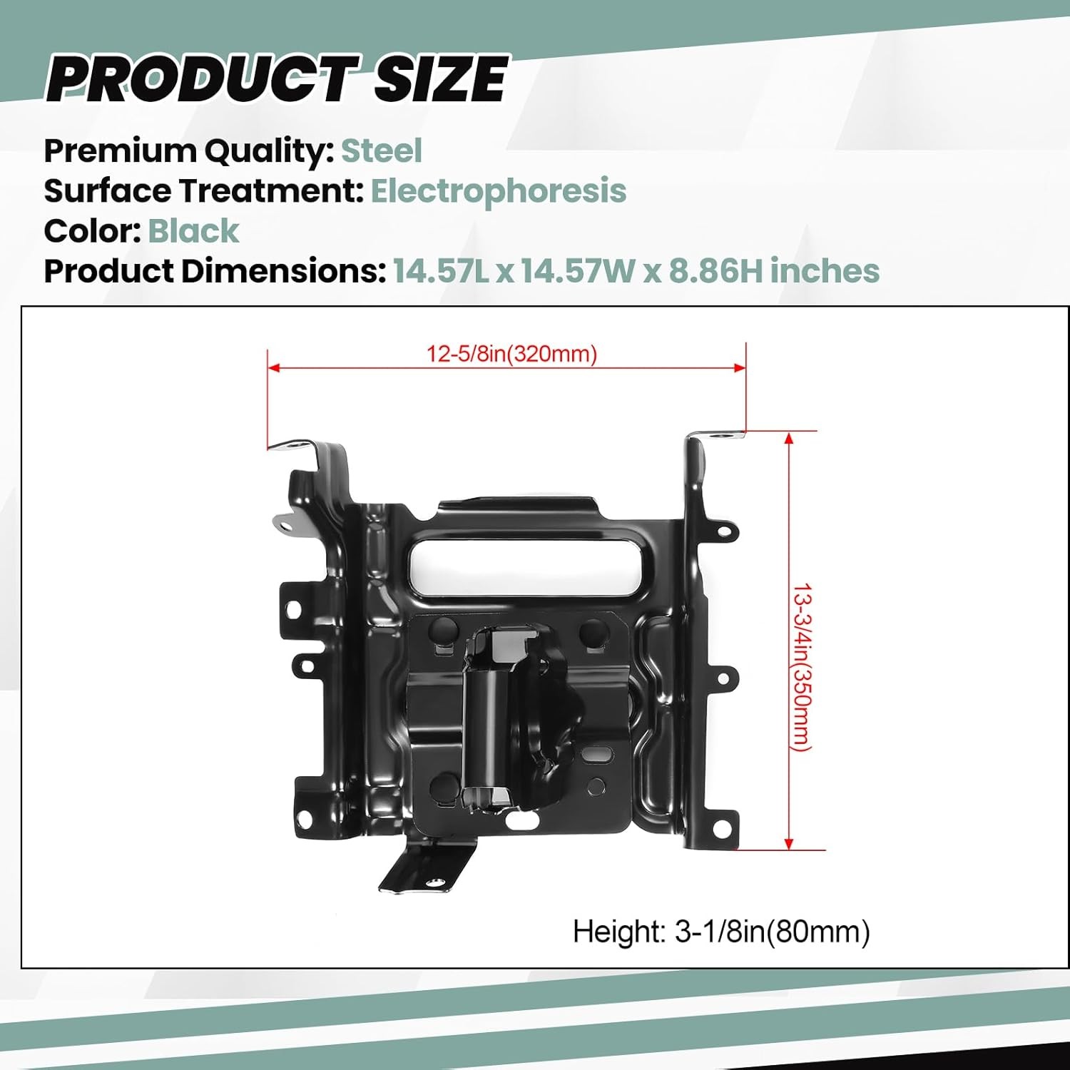 Front Bumper Bracket Compatible with 2013-2018 Ram 1500 and 2019-2022 Ram 1500