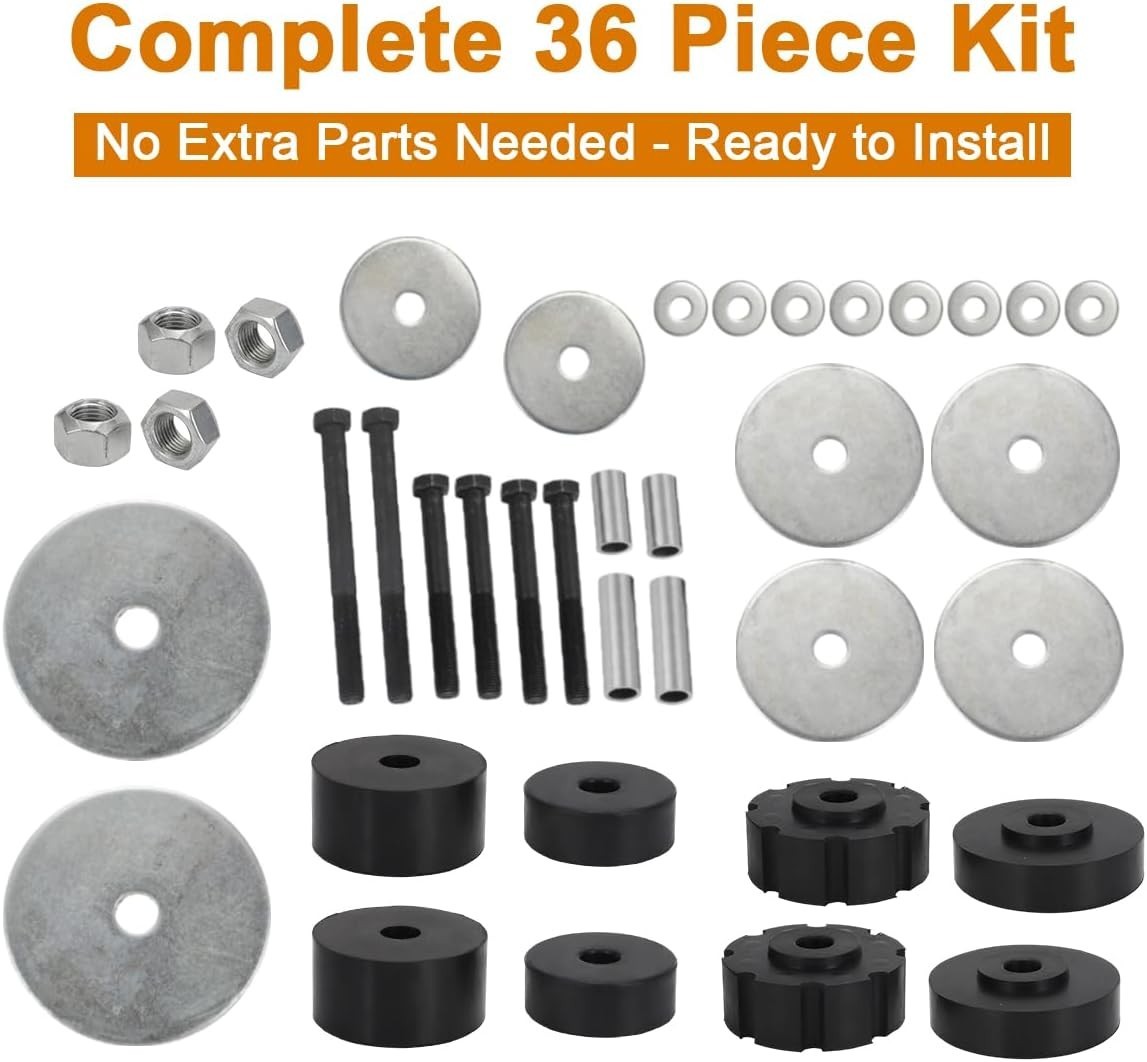 36 Pcs Cab Body Mount Kit for Ford F100 F250(1967-1972), Replacement for C7TZ-54