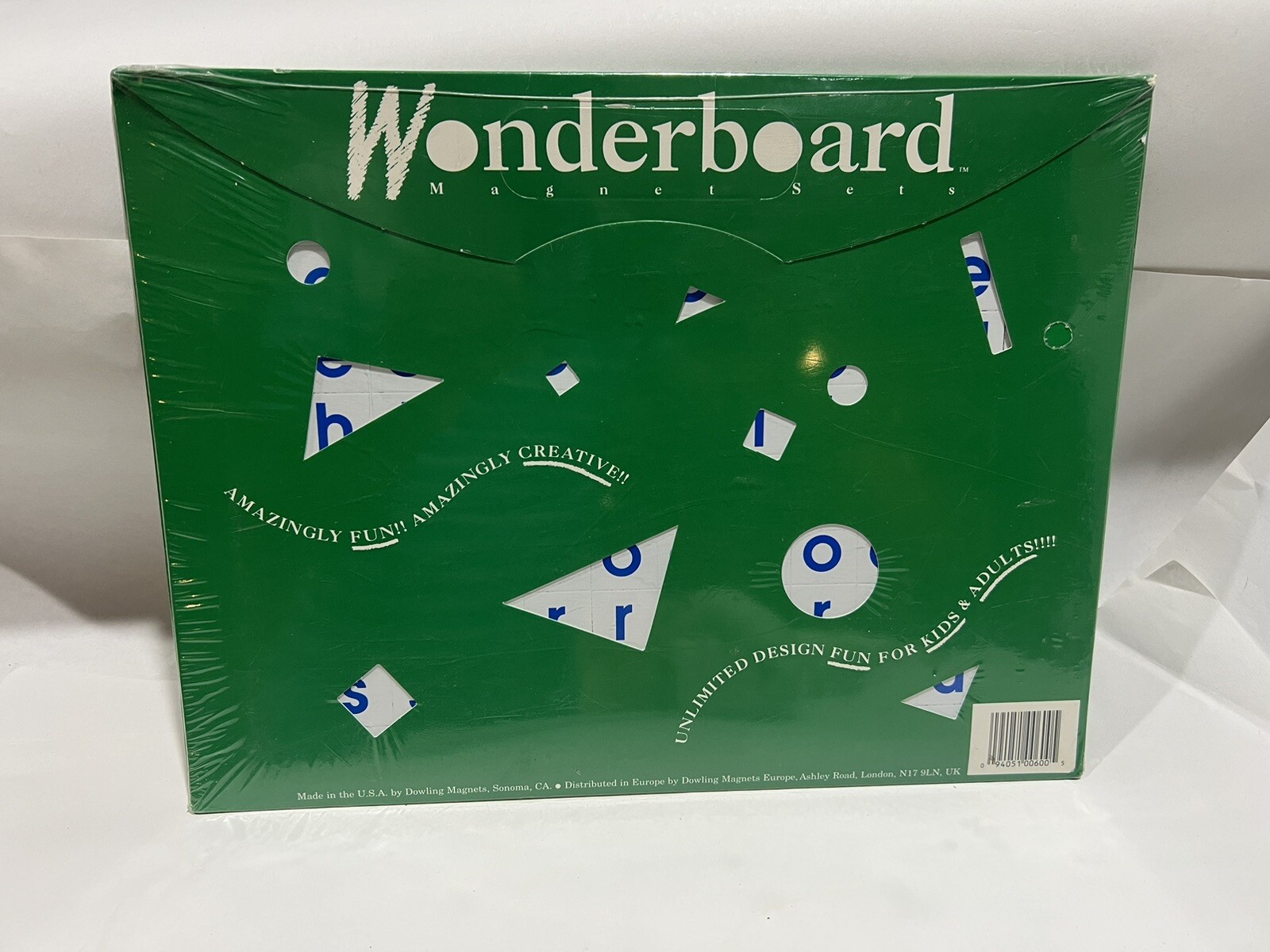 Dowling Magnets Wonderboard Alphabet Magnet playset RARE (sealed)