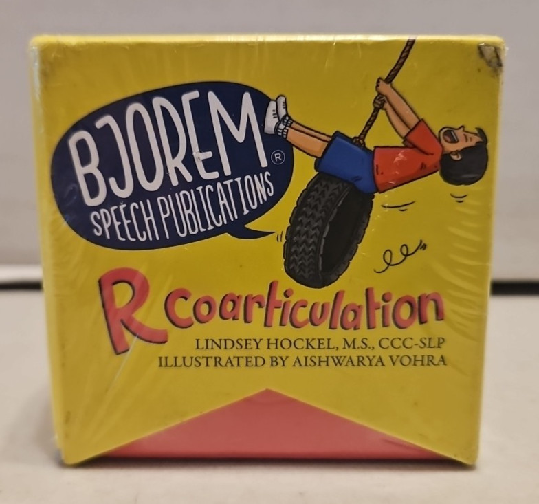 R Coarticulation Speech Mastery Deck by Bjorem Publications -New E3