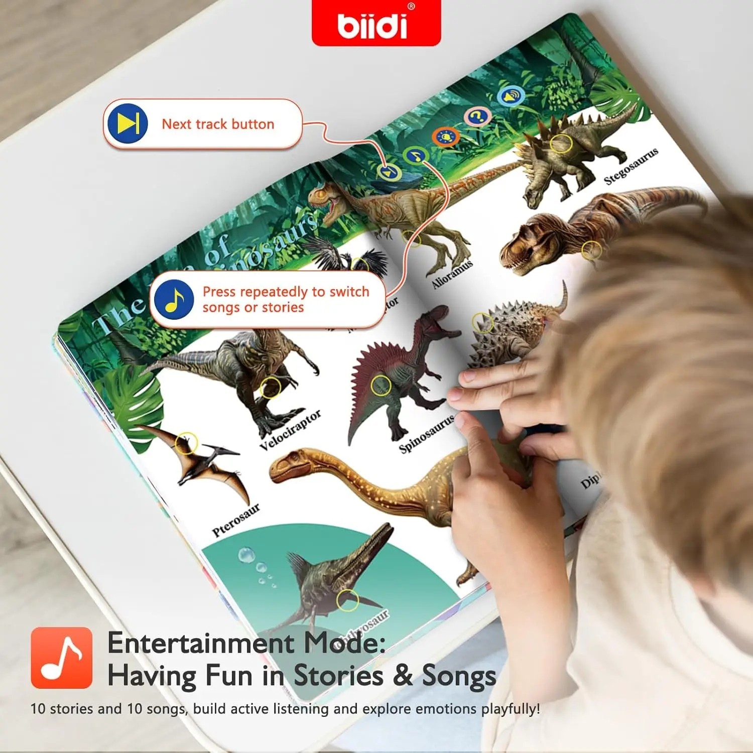 Animal World English Sounds Talking Book Sensory Therapy