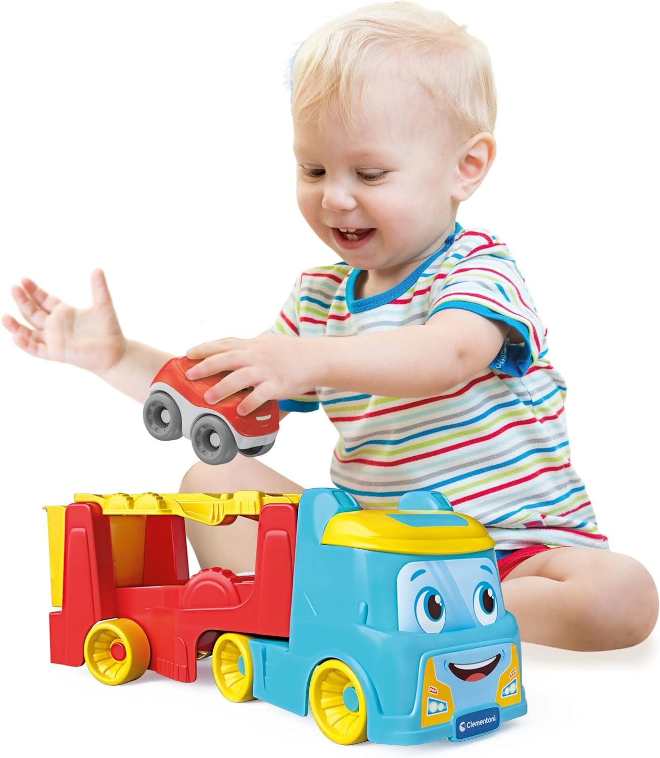 Clementoni Baby Infant Toys – Tumbling Cars Truck – Early Development & Activity