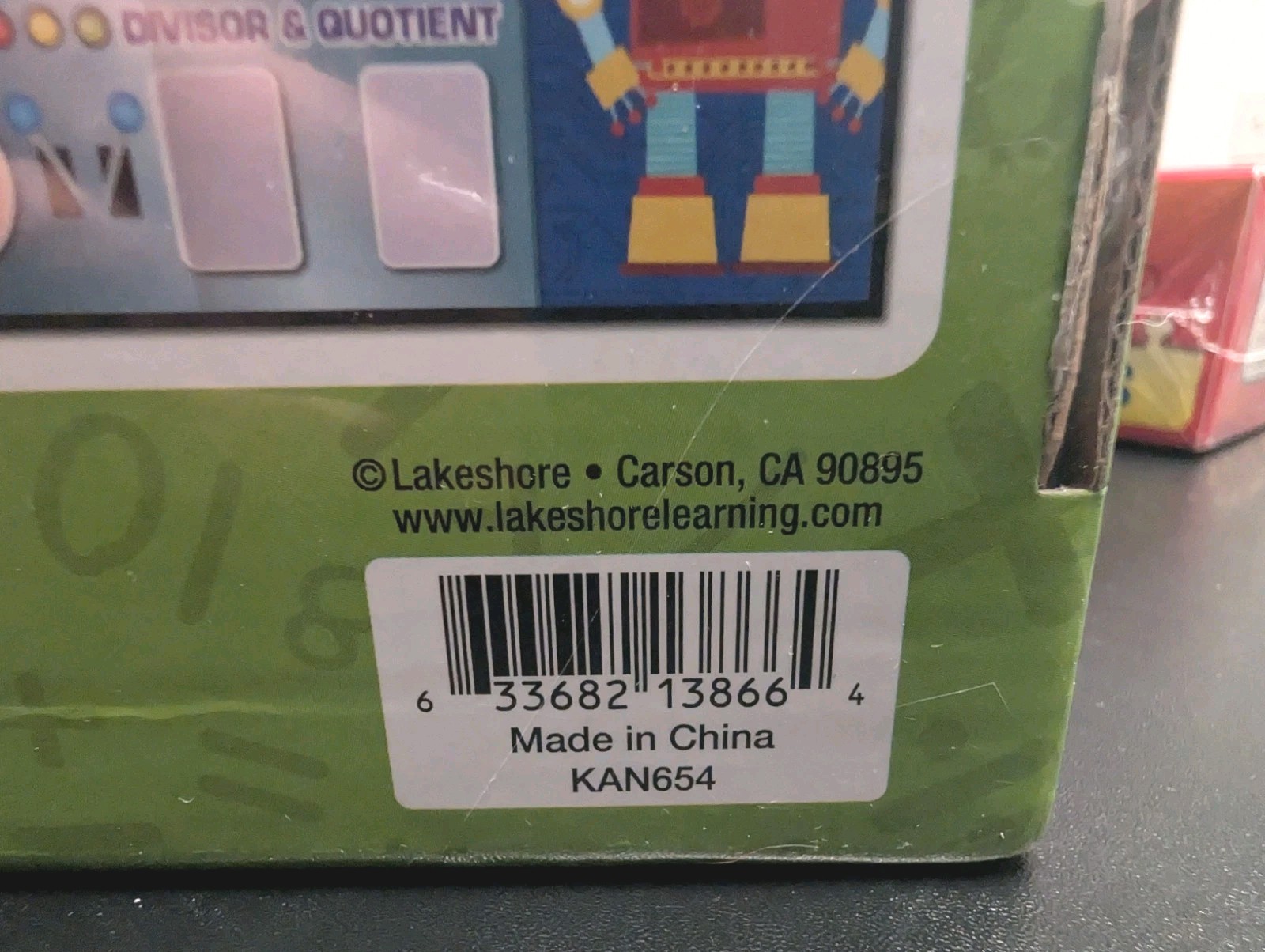 Lakeshore Math Games Grades 3-4 Fractions, Division, Place Value Sealed Lot of 3