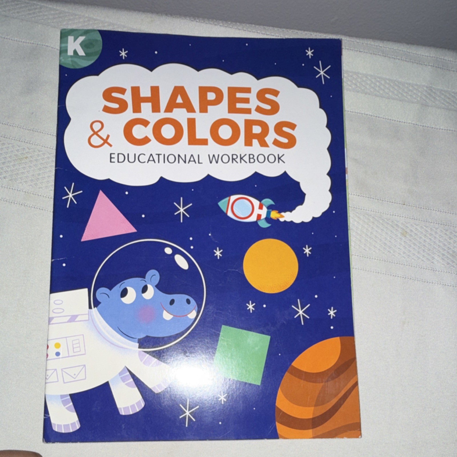 Shapes & Colors Workbook for Kids Ages 4-7 Multicolor Educational