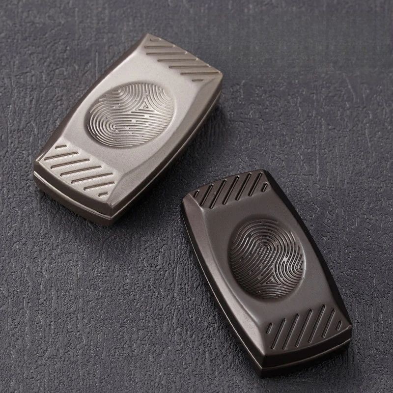 Magnetic Push Card Slider EDC Metal Fidget Toy Stress Relief Sensory Gadget