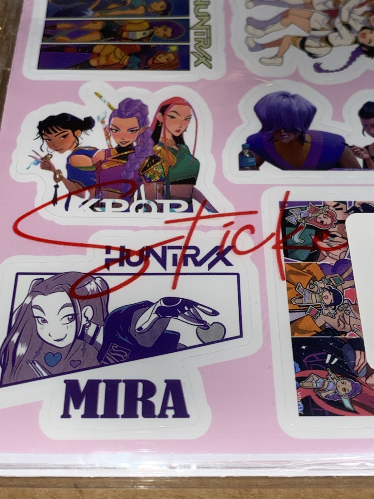 K-POP Demon Hunters 125 Korean Stickers Washi Tape Rumi Mira Zoey Saja Boys NEW