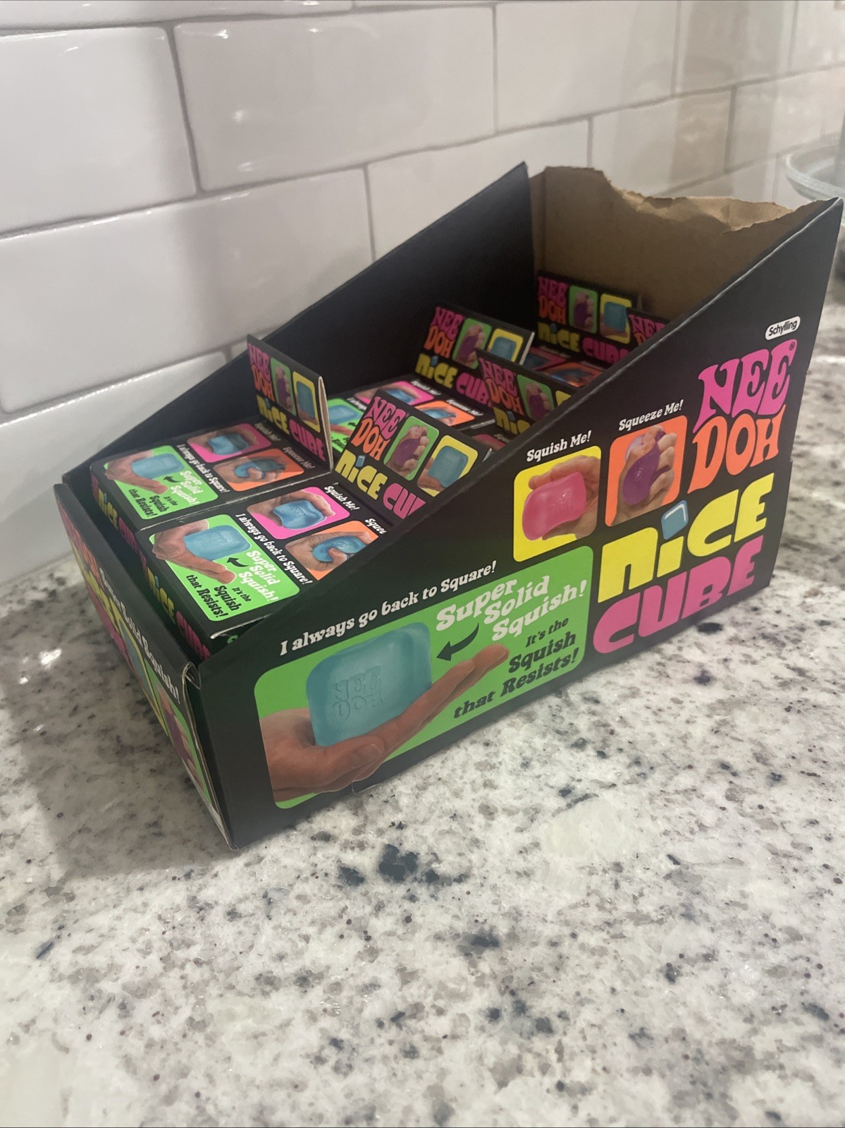 Nee Doh Nice Cube (6 Cubes) With Display Box