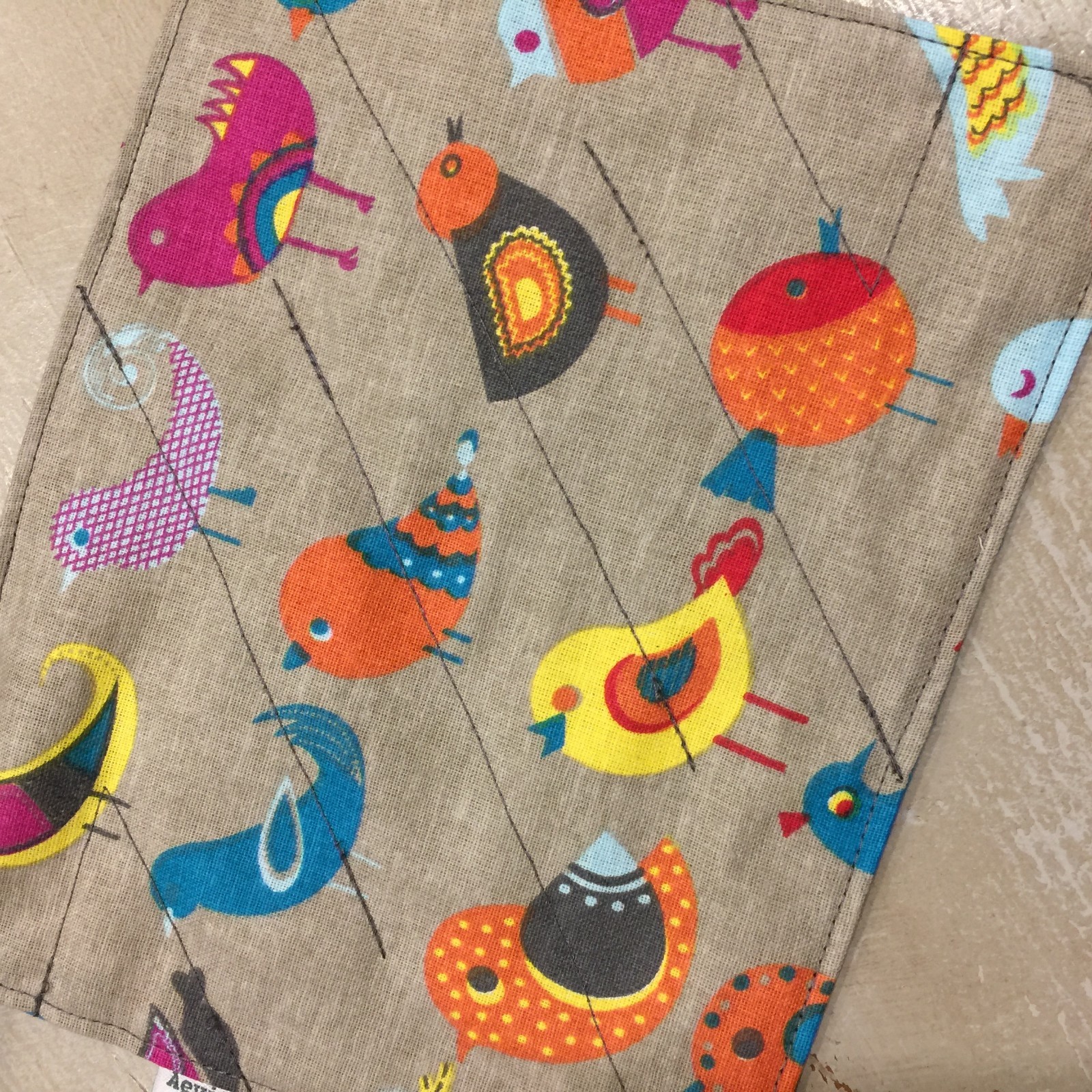 Marble Maze, Fabric, Puzzle, Sensory Learning Aid, Tactile, ADHD, Dementia, Bird