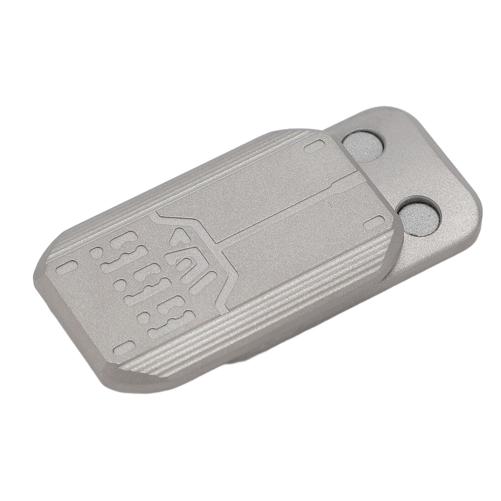 Metal Haptic Push Slider Stainless Steel Enhancing Attention Portable Push Card