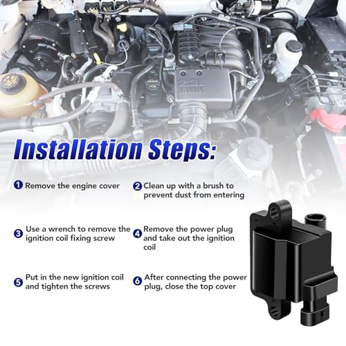 Set of 8 Square Ignition Coil Packs for Chevy Silverado Avalanche Suburban Tahoe