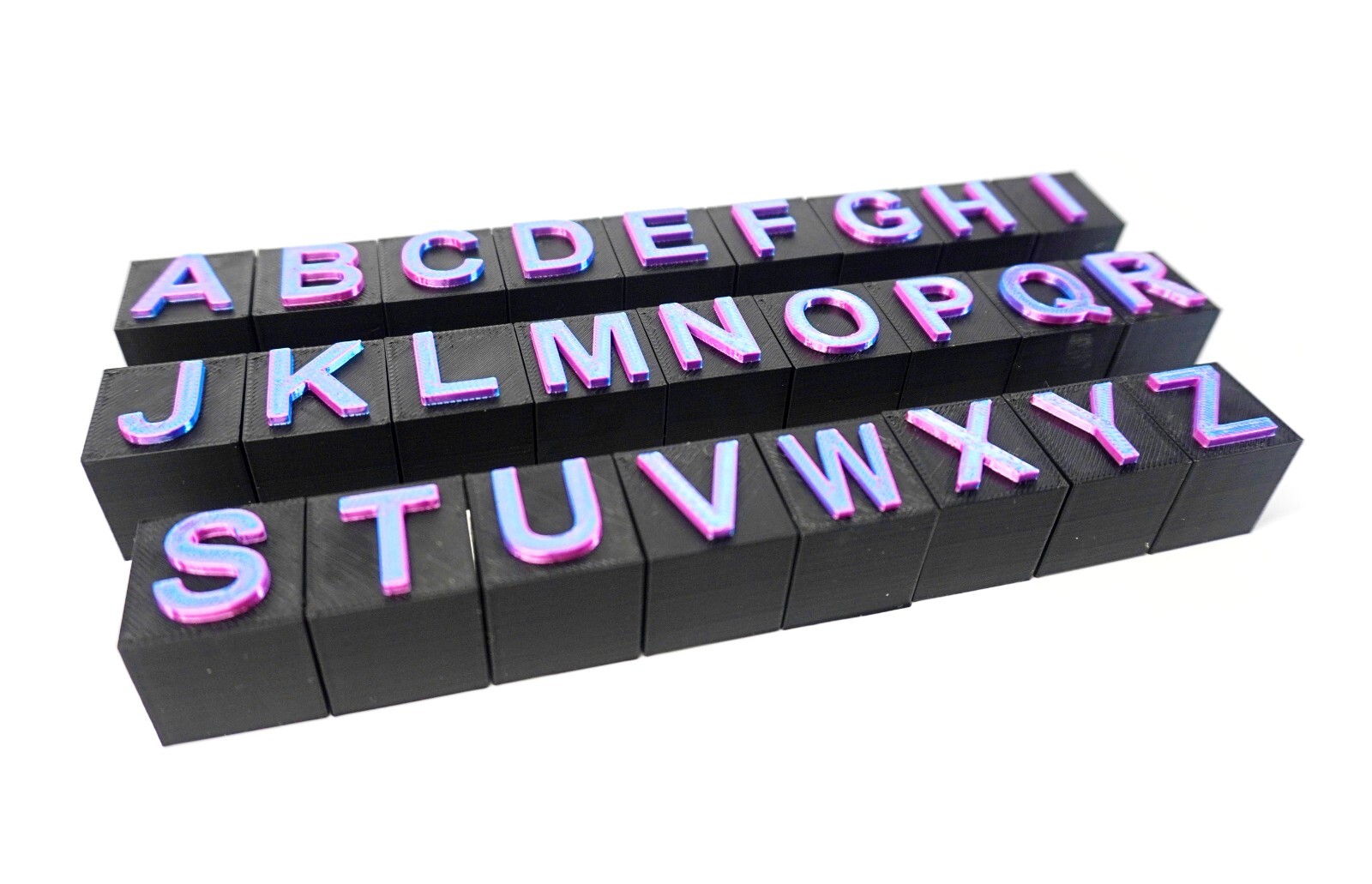 Braille ABC Alphabet Blocks – Raised Dots Tactile Educational Tool Teaching Aid