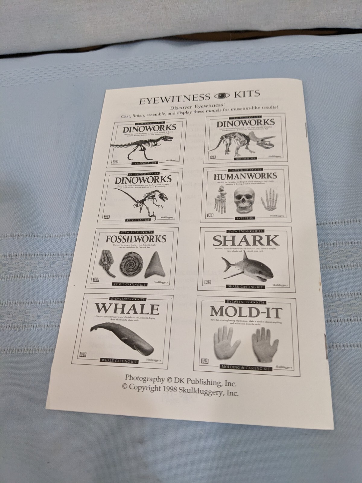 Fossilworks Eyewitness Kit Fossil Casting Activity Skullduggery