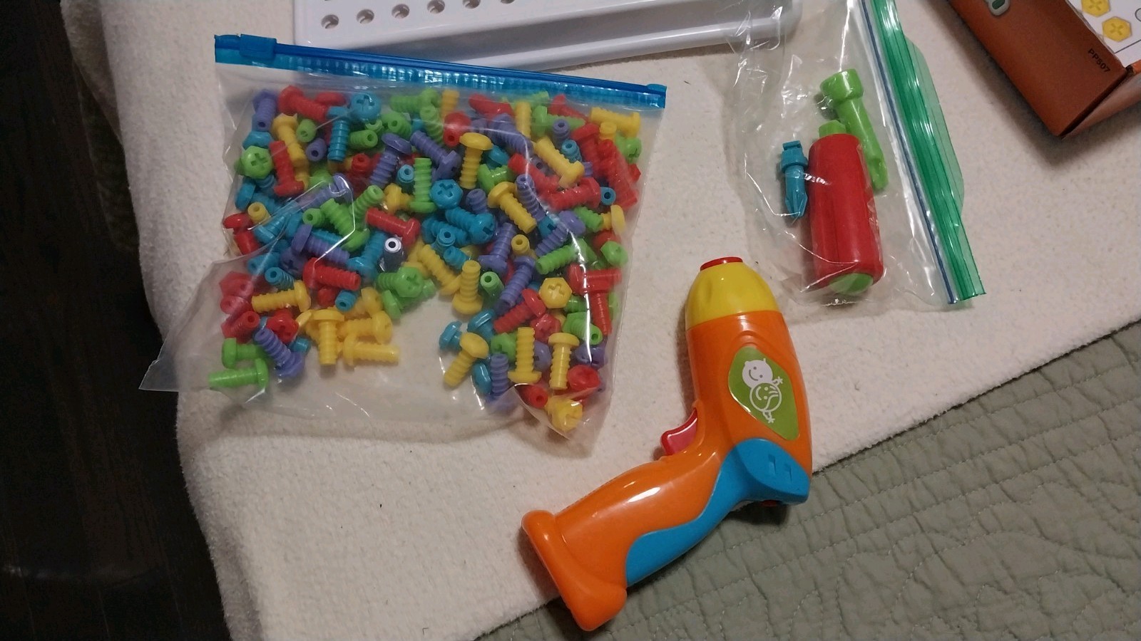 Create & Design Lakeshore Drill Kit + Play Go Set of Vehicles- parts for both