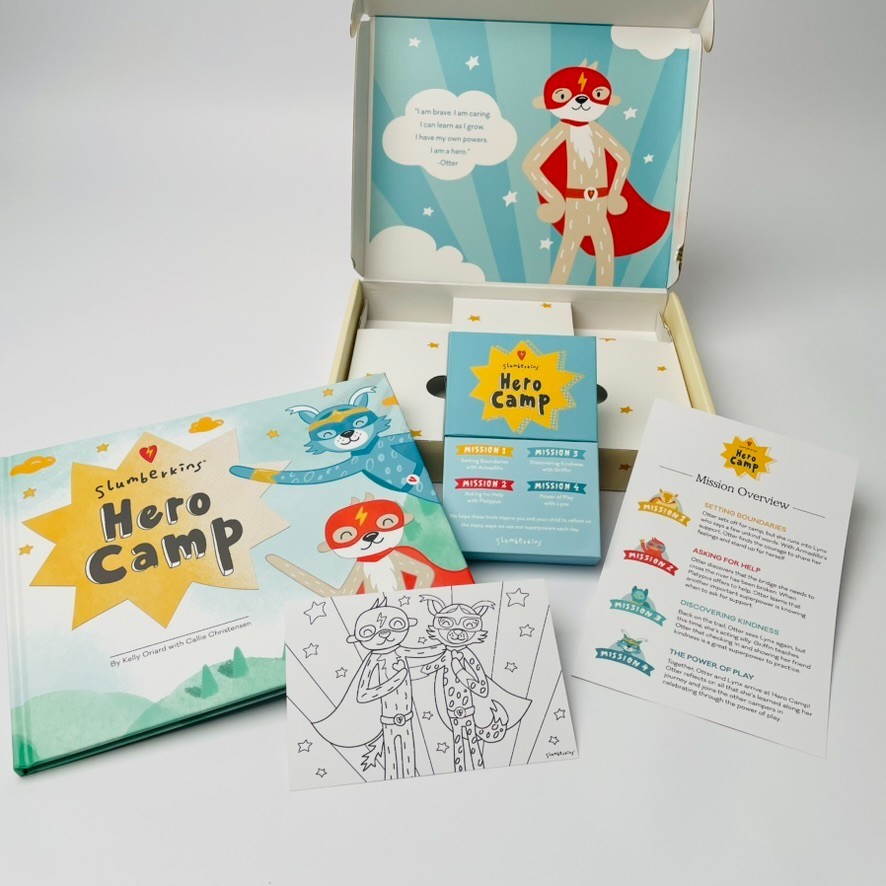 Slumberkins Hero Camp Book Box Set Replacement Hardcover Activity Cards 2022