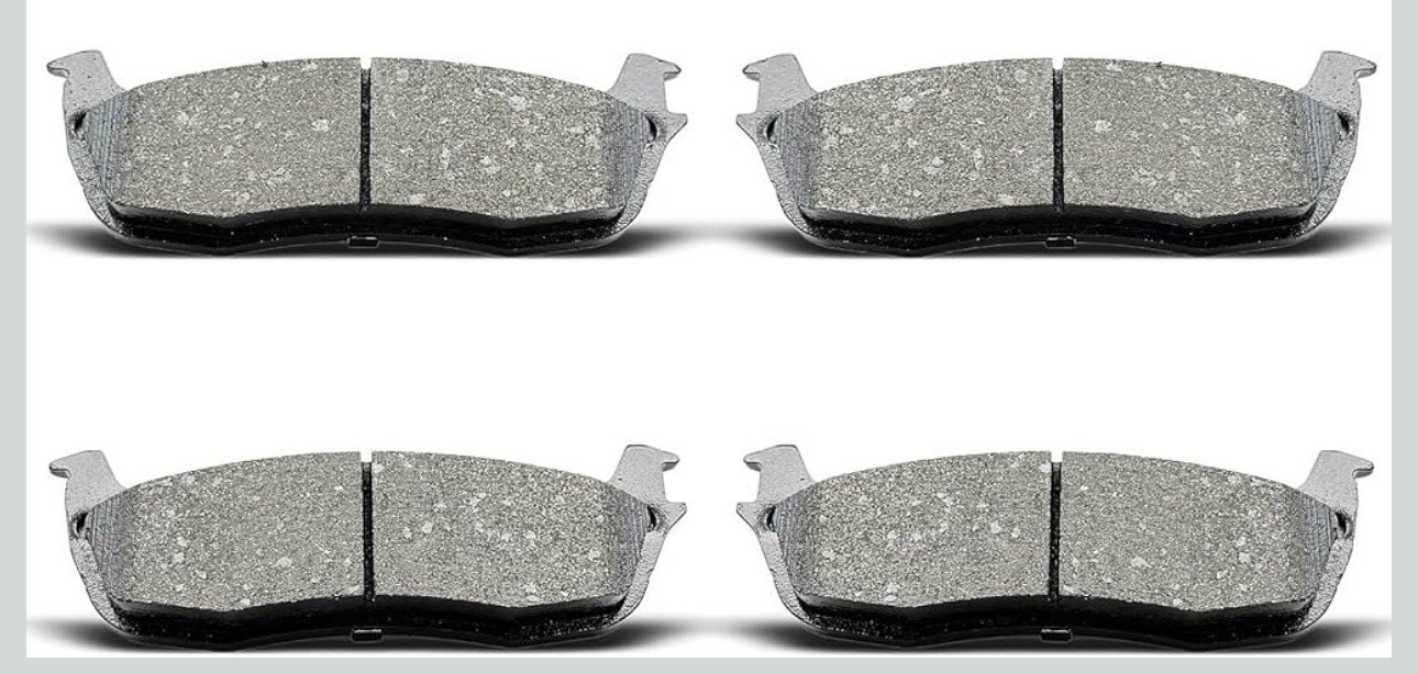 4 Pcs Ceramic Brake Pads Set For Ford Expedition F150 F250 Lincoln
