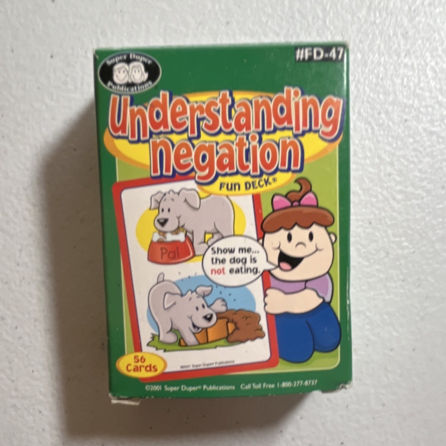 Super Duper Publications Understanding Negation Cards Multicolor Ages 4-8 FD-47