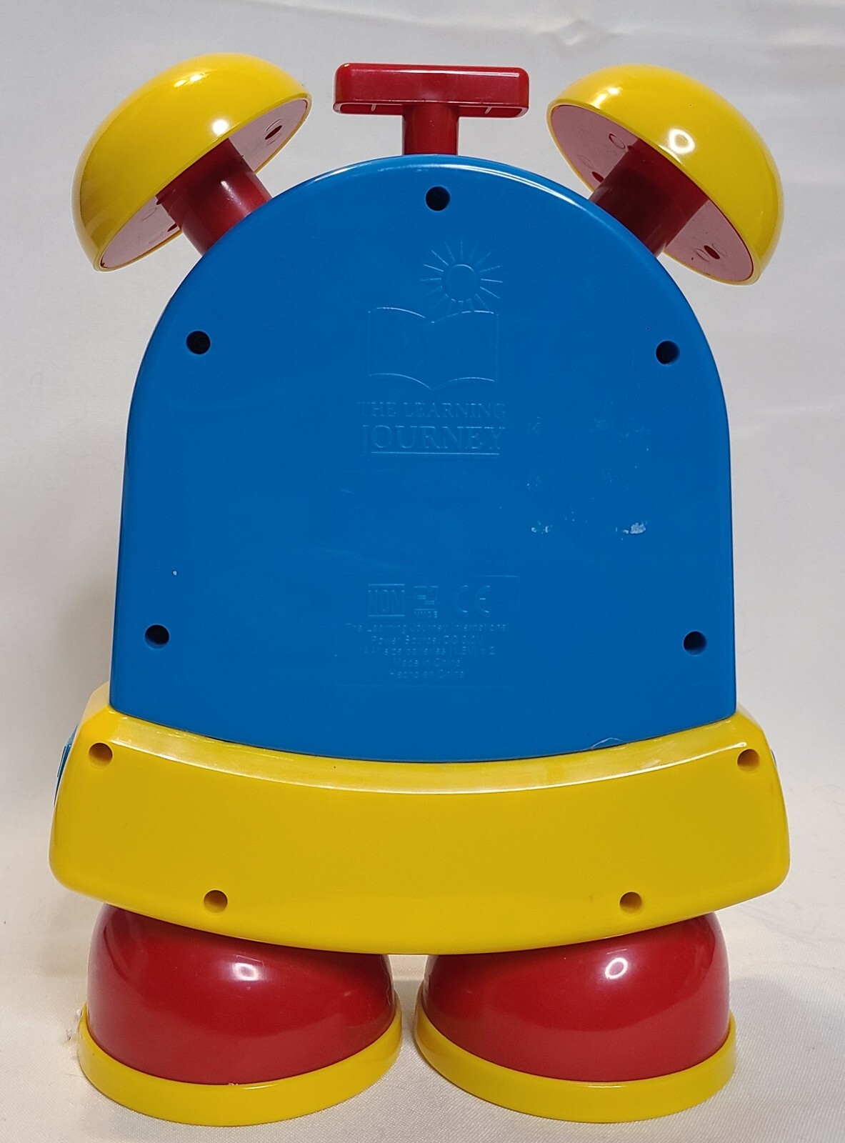Vintage The Learning Journey Telly the Teaching Time Clock FUN! Tested WORKS