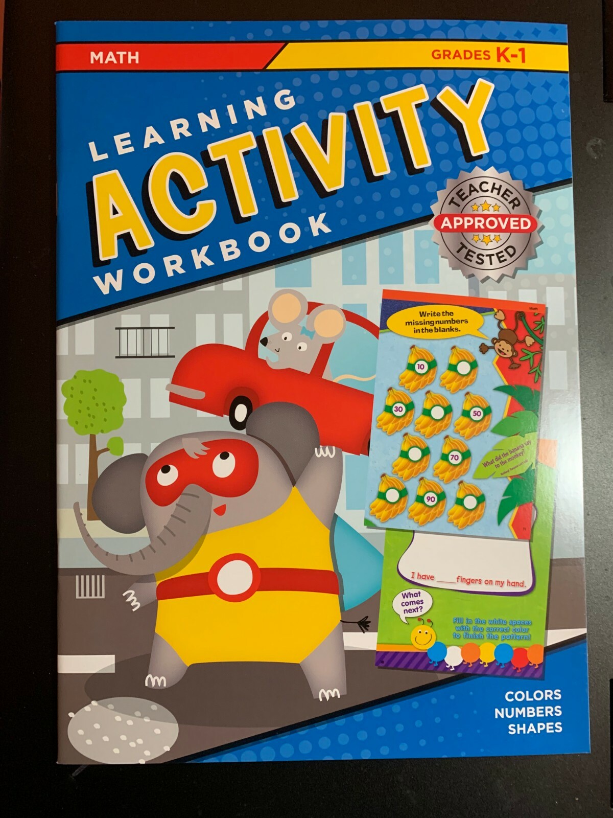 LEARNING ACTIVITY WORKBOOK MATH GRADES K-1 AGES 5-7 Education Kids HOME SCHOOL