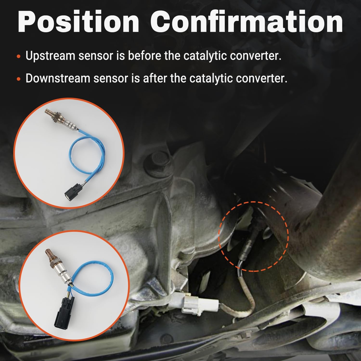 4 PCS O2 Oxygen Sensor Upstream Downstream for Ford Escape Explorer F150
