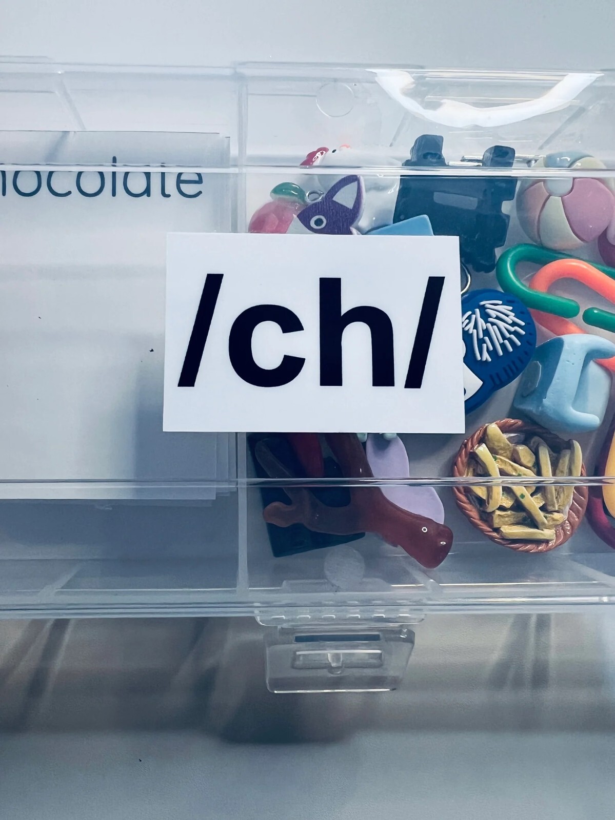 Speech Therapy Trinkets /ch/ sound Say and Play Mini Objects Kit Articulation