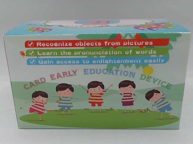 Blue Talking Flash Cards For Toddlers With Sound, Educational Toy