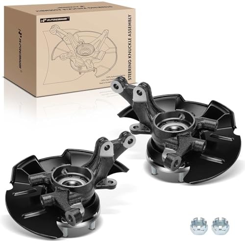 2 x Front Left and Right Steering Knuckle & Front Driver and Passenger Side