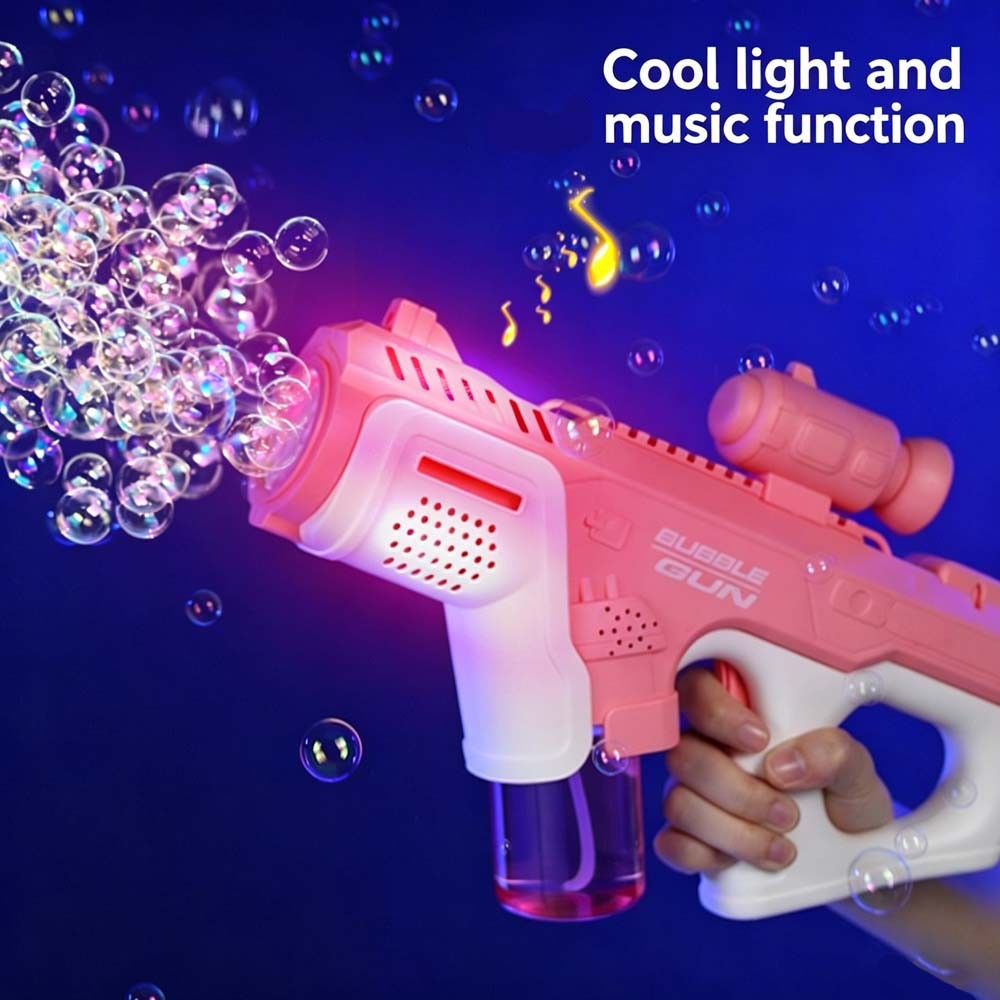 Easy Grip Cartoon Bubble Blaster One Button Start fits Young Children Daily Play