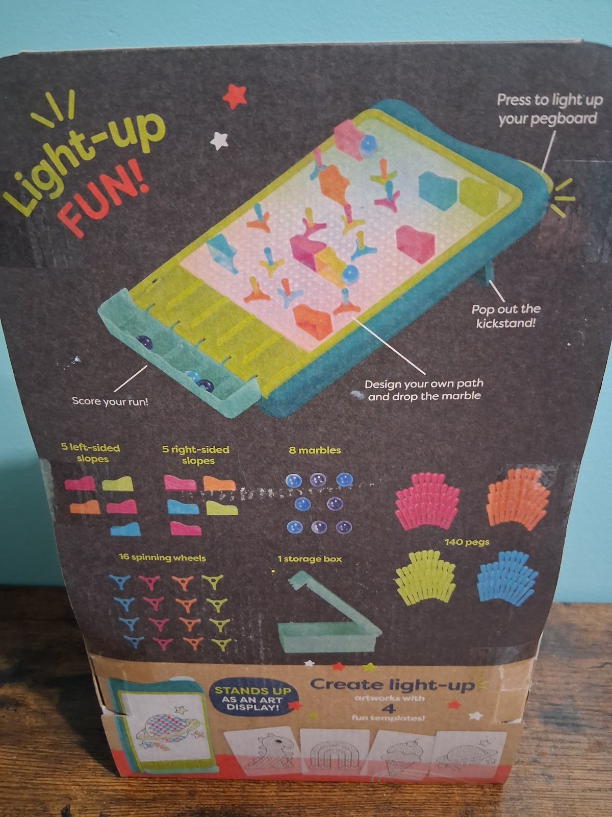 Btoys light up marble drop – illuminated pegboard 4 years up