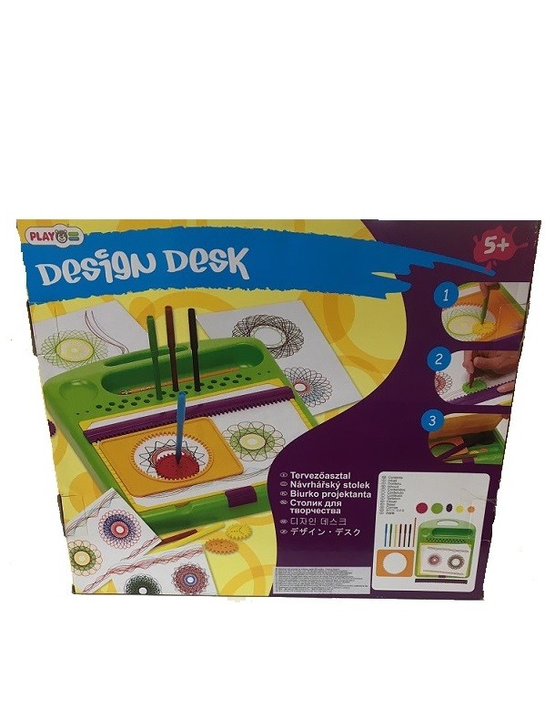 Playgo Kid’s Design Desk Draw & Mandale Maker Art Set