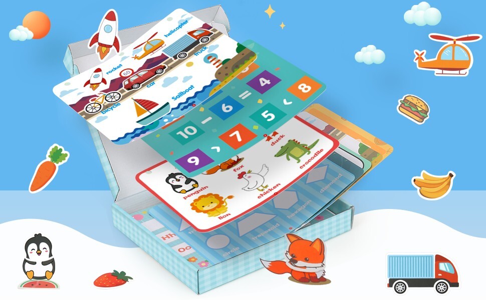 Busy Book for Kids, Preschool Workbook Activity Binder, 17 Themes with 3 Markers