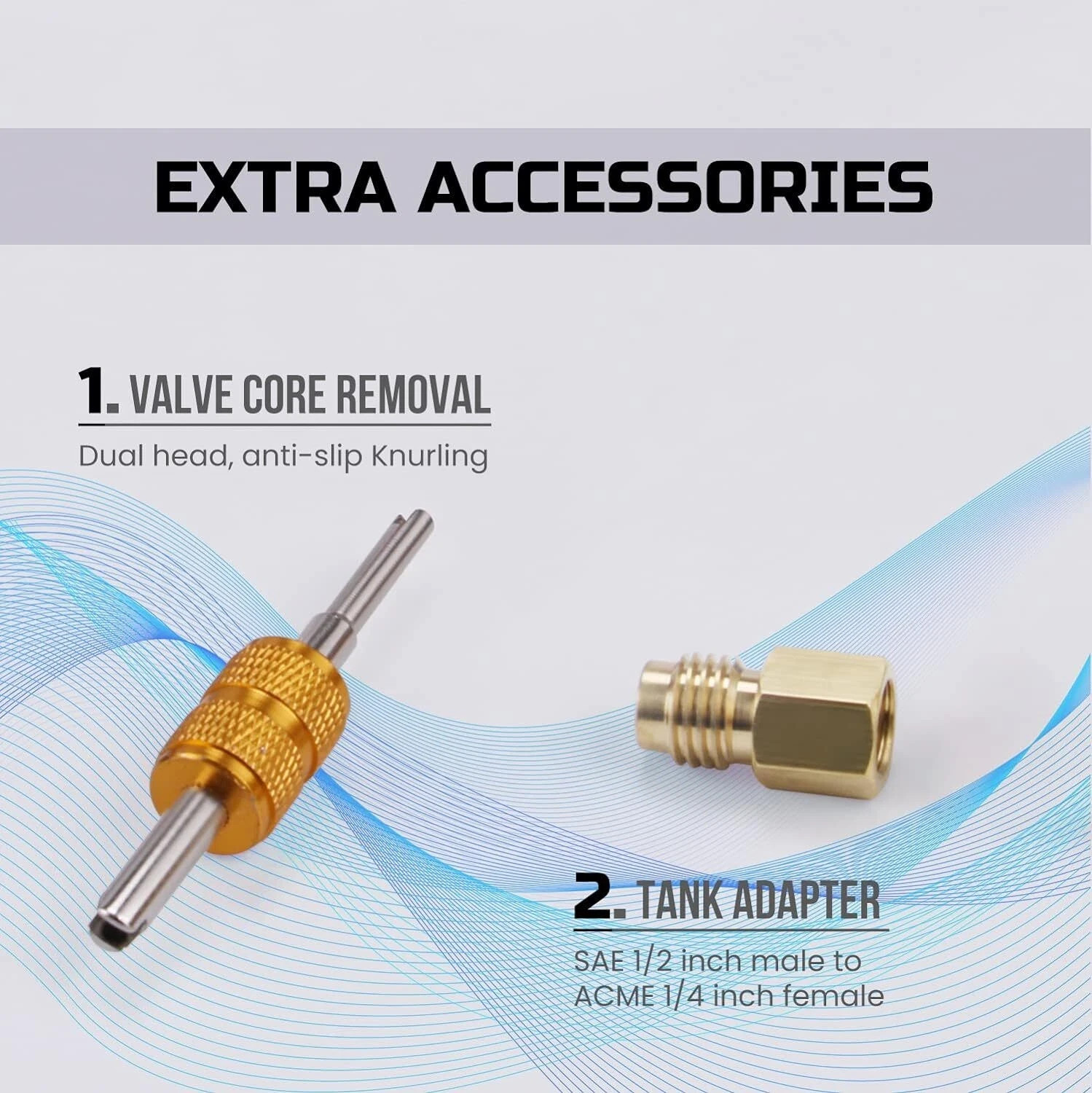 Lichamp R134a Can Tap, Automotive R 134a Self Sealing Can Tap and Puncture AC