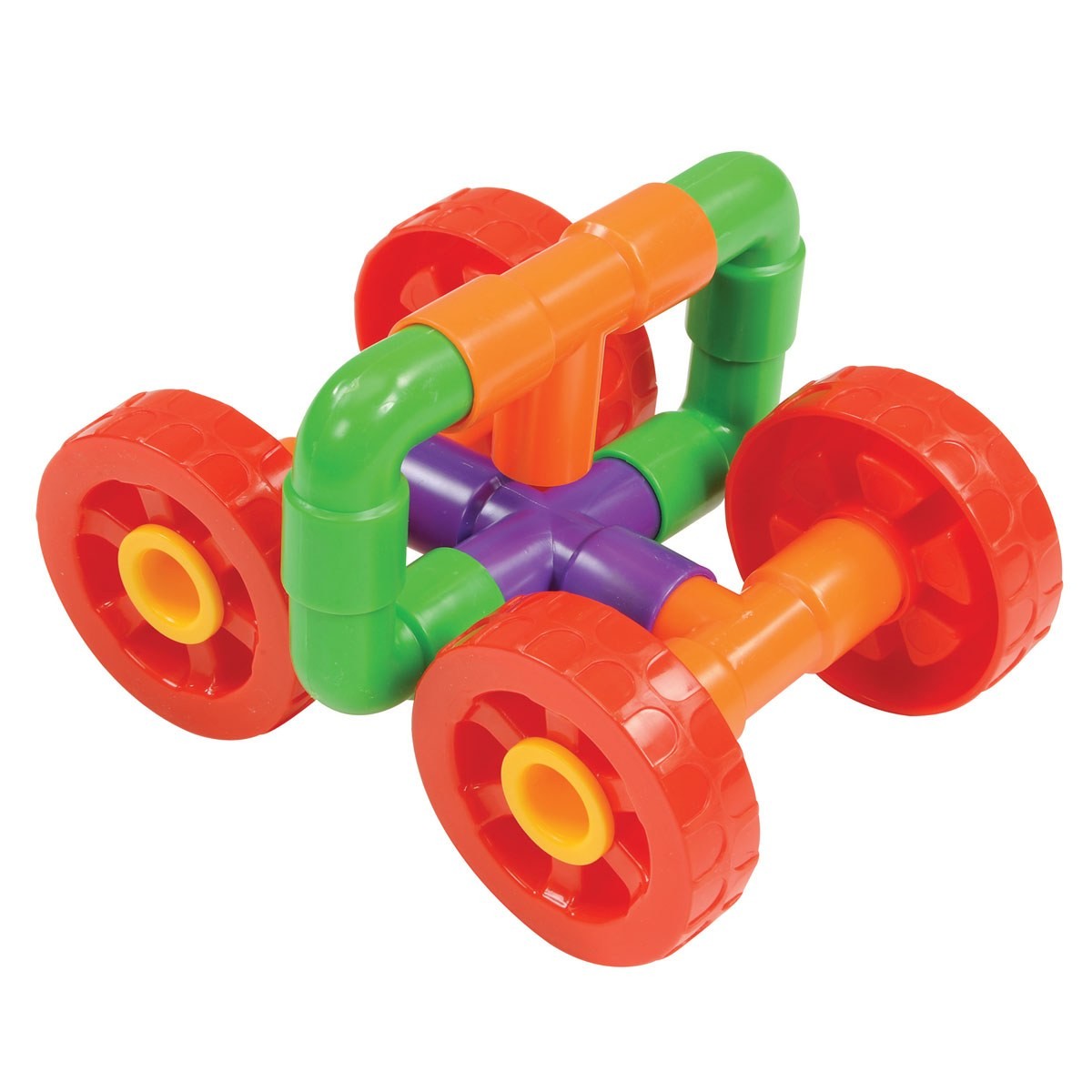 Joyn Toys Tubes and Wheels Construction Building Set – 72 Pieces