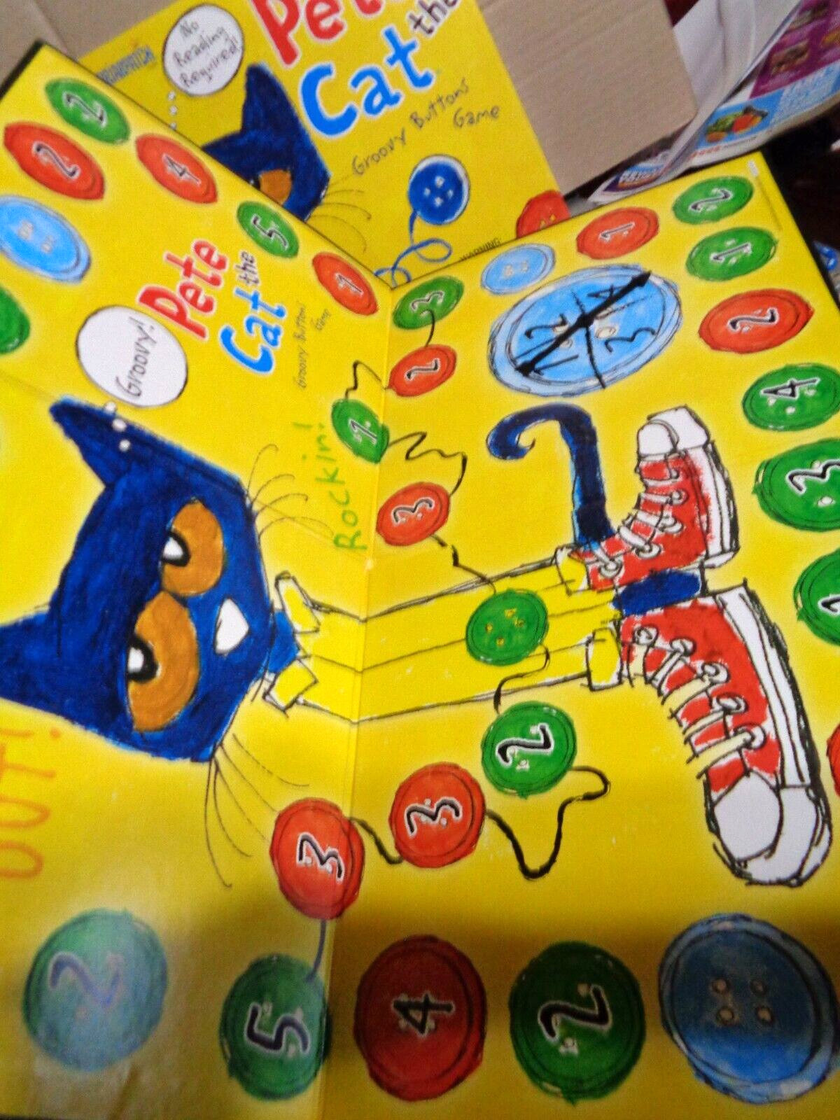 Pete the Cat The Groovy Buttons Game Board Game Briarpatch COMPLETE