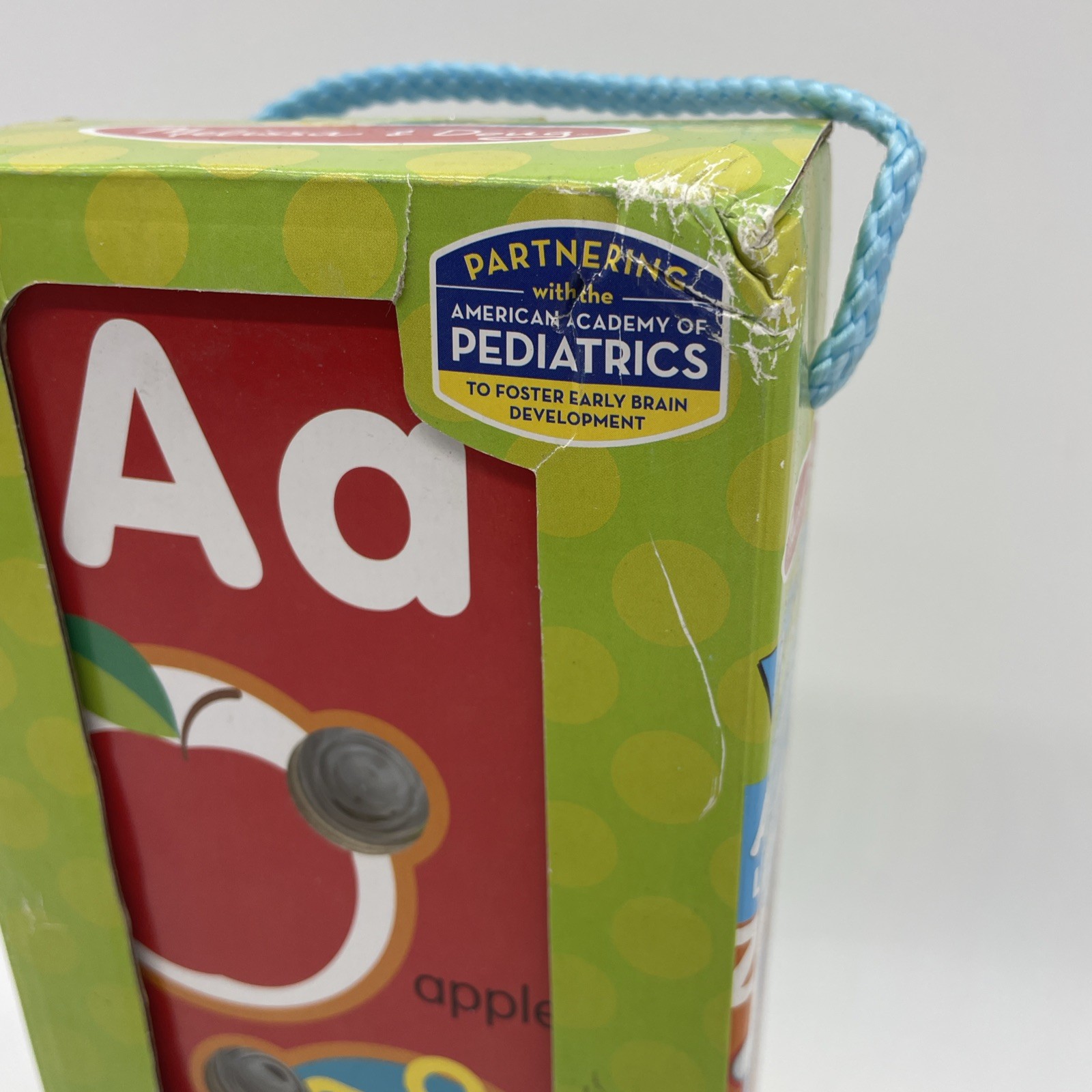 Melissa & Doug Poke A Dot Jumbo Alphabet Learning Cards Double Sided Cards 31470