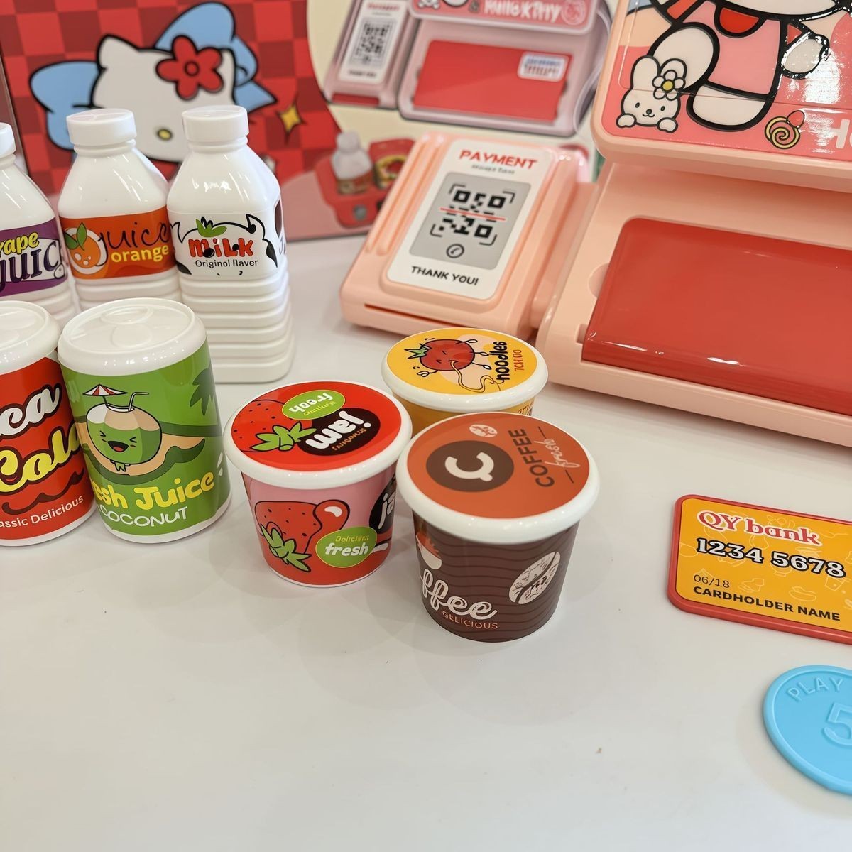 Hello Kitty Coin Counter Change Money Cash Counting Machine Bank Kids Toy sound