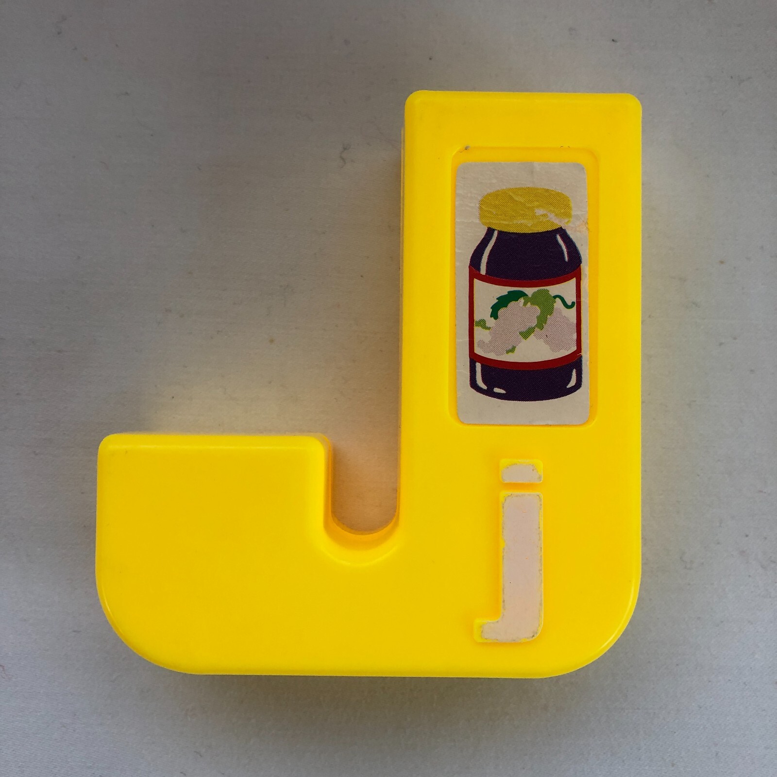 Vtg Sesame St illco Plastic Jumbo Alphabet Letter-Shape Block Replacements