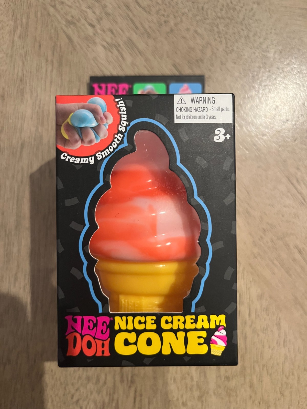 Orange Needoh Nice Cream Cone New in Box Ice Cream FAST SHIPPING Squish toy