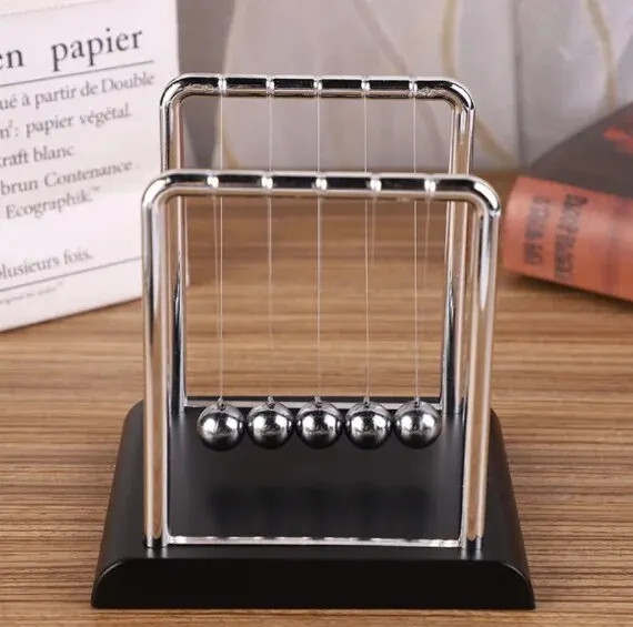 Desktop Balance Ball Pendulum Physics Science Educational Desk Toy Decor Gift