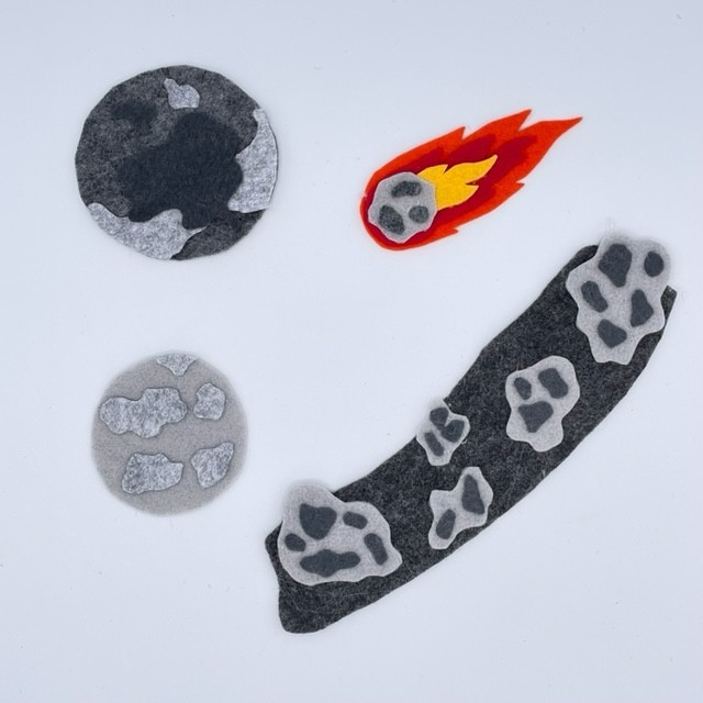 Our Solar System Felt Set for Felt or Flannel Board Play