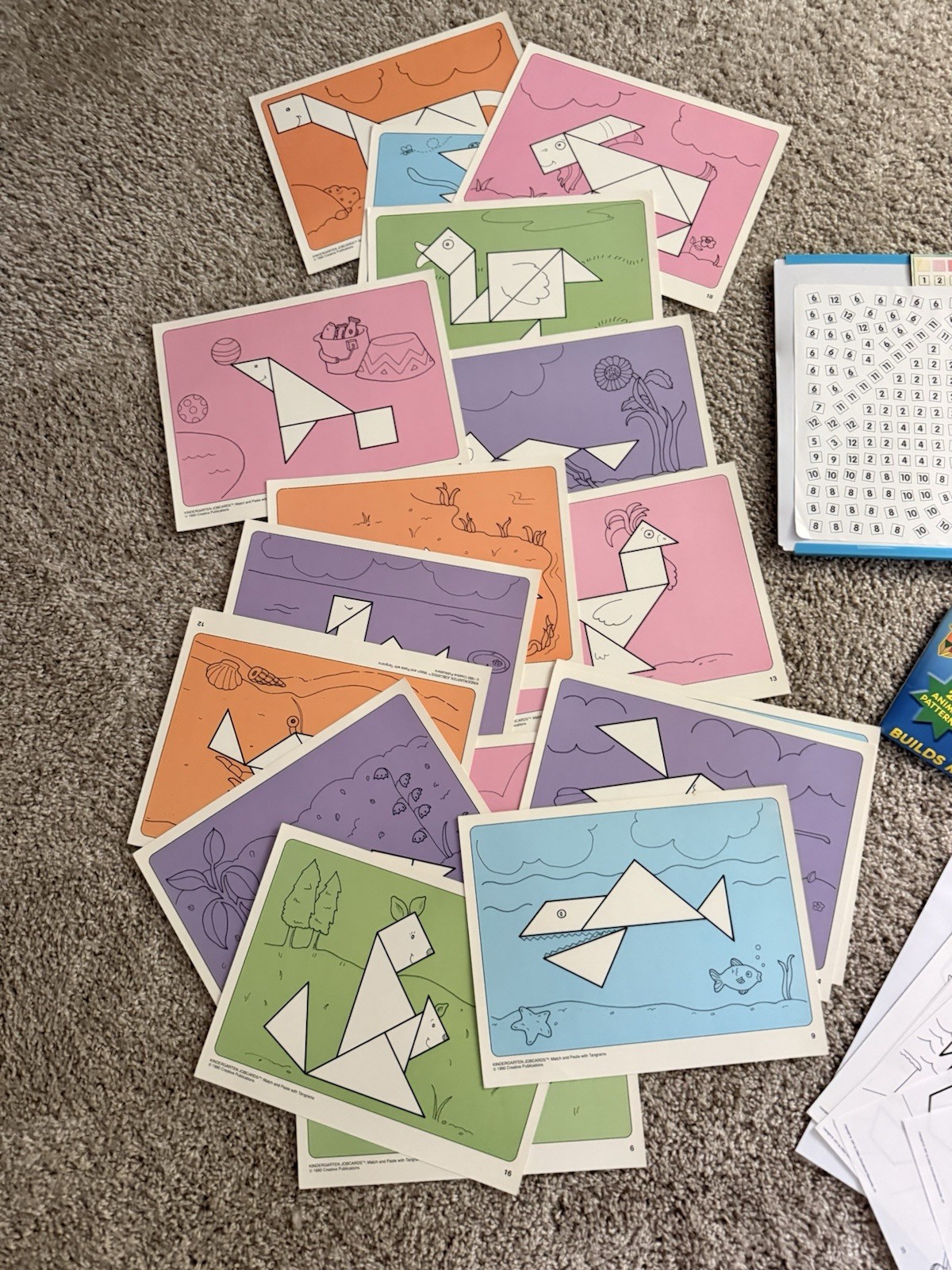 Educational Pattern Blocks /Tangrams & Logic Games Bundle – OT