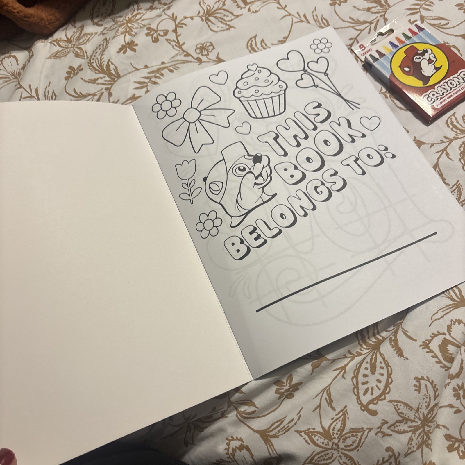 Buc-ee’s – Valentine’s Themed Coloring/Activity Book – 36 fun BOLD pages!