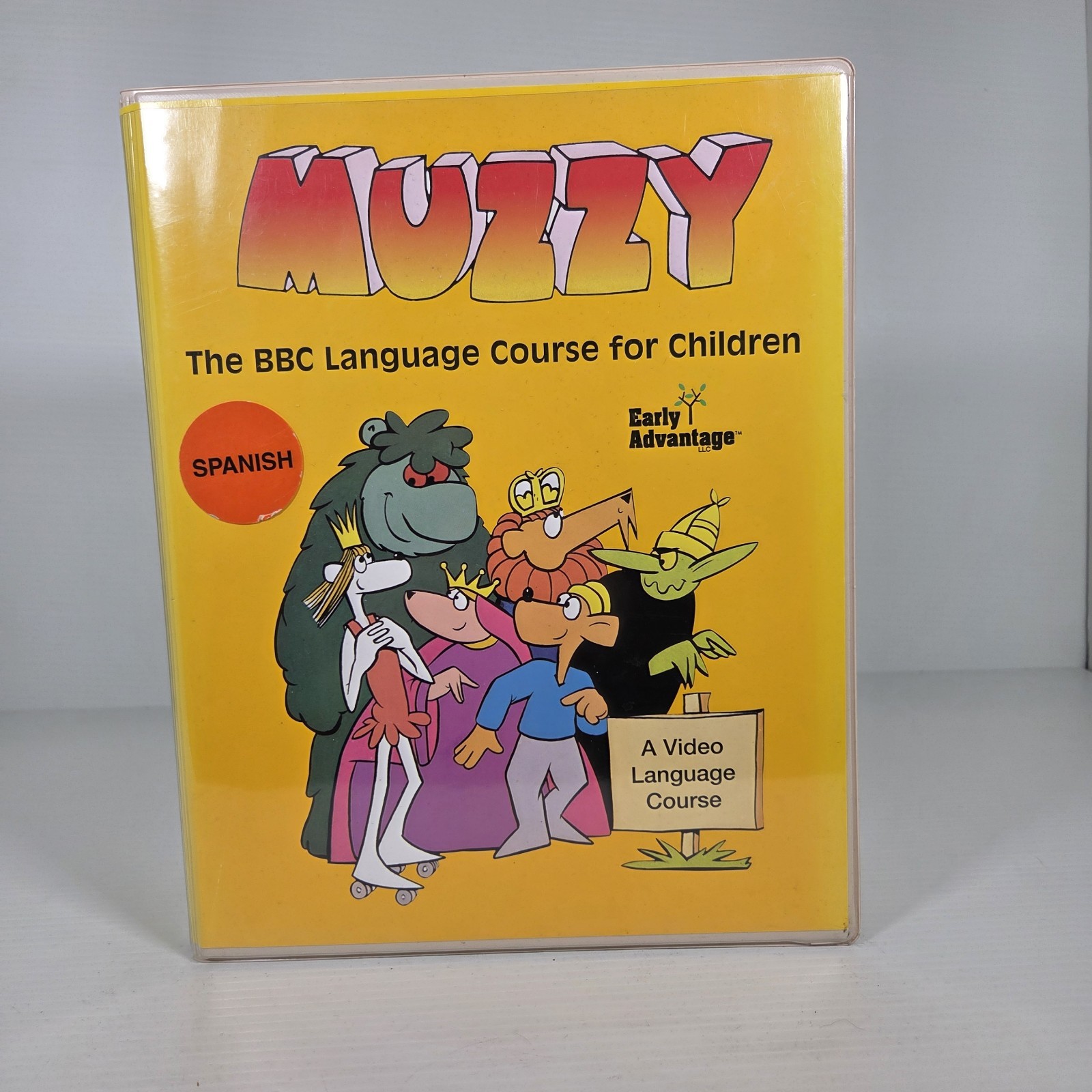 Muzzy BBC Spanish Language Course for Children VHS Cassette Tapes