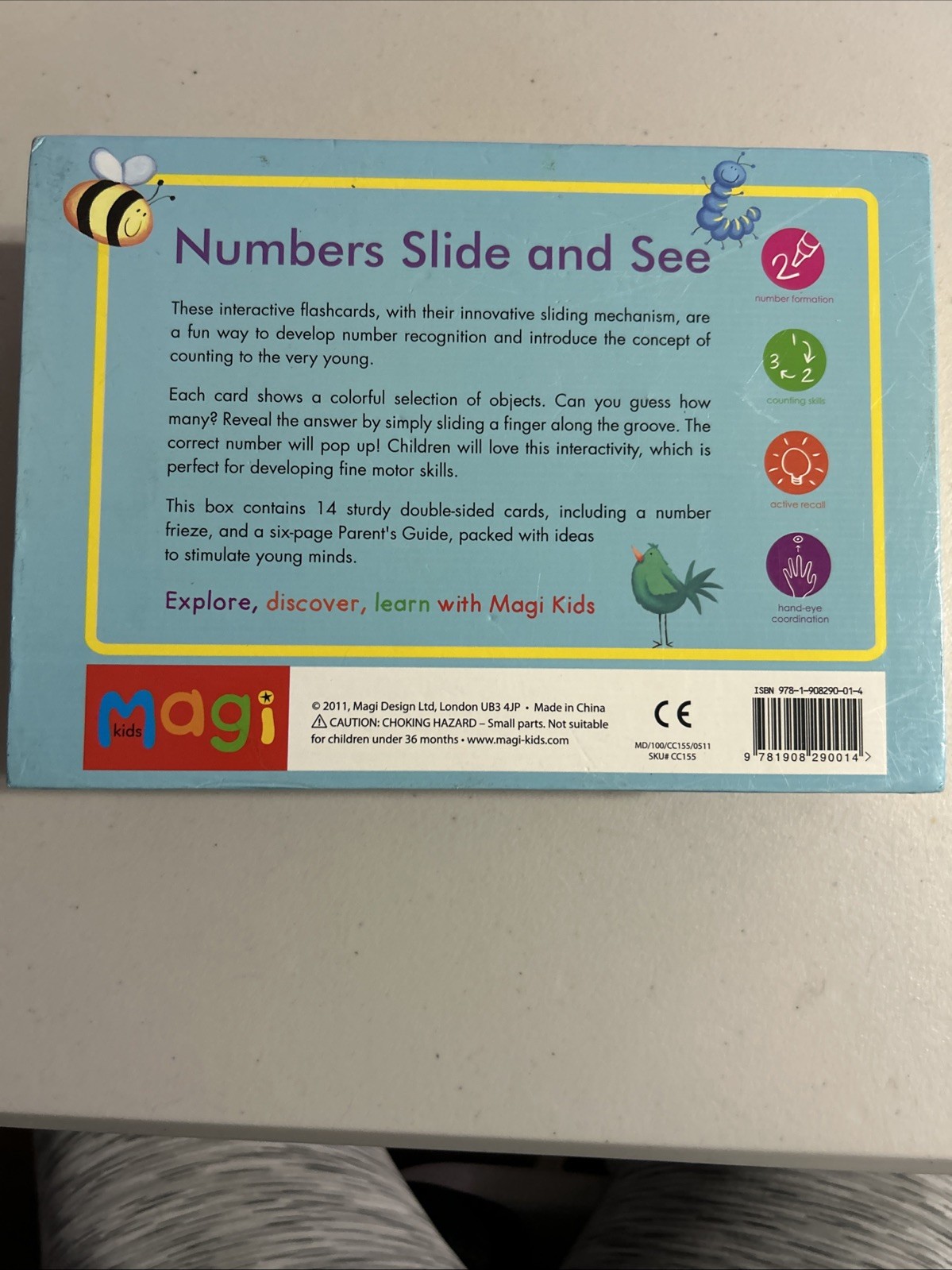 Educational Numbers Slide and See – Explore, Discover, Learn (USED) Ages 3+