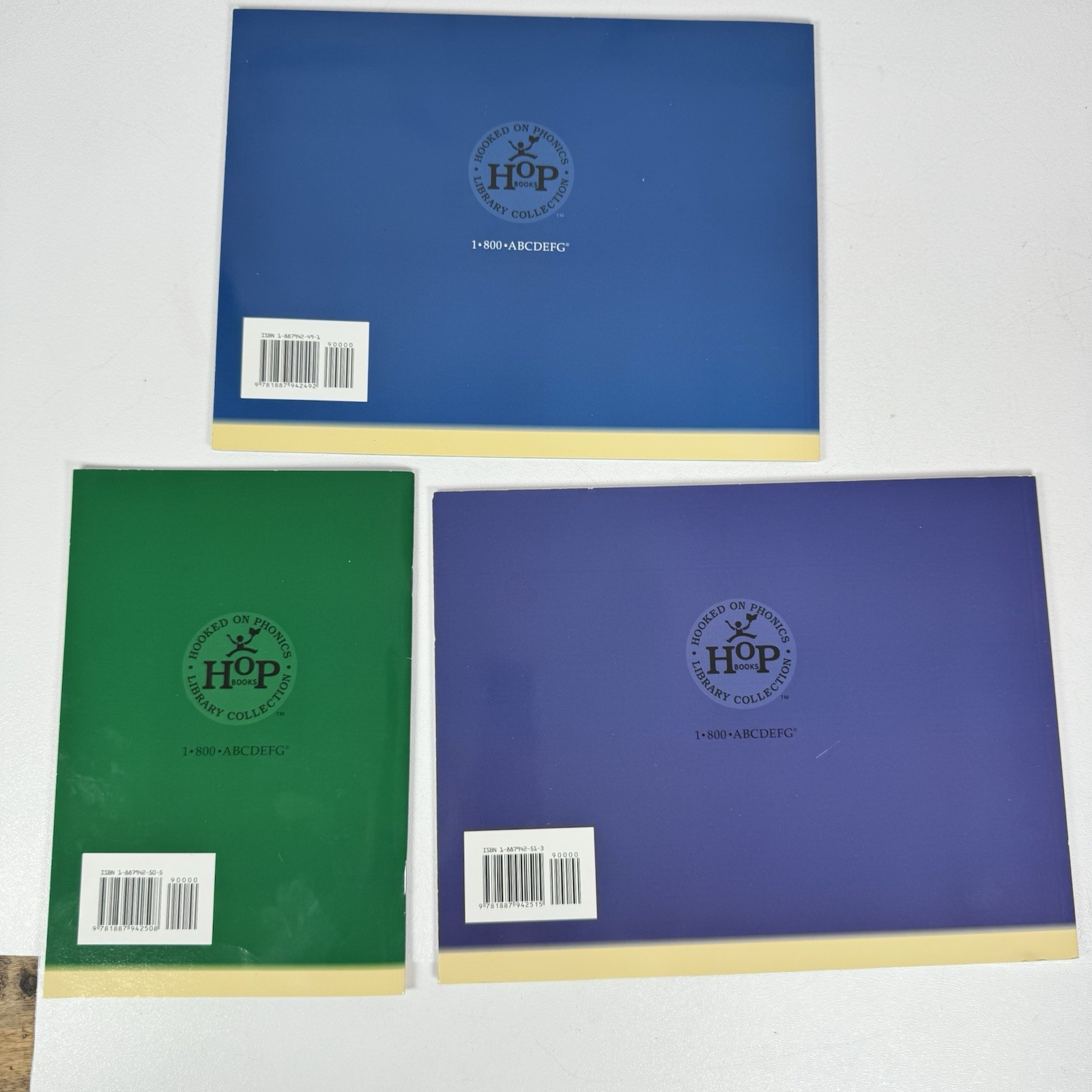 Hooked on Phonics Learn to Read REPLACEMENT Workbooks And Hop Books